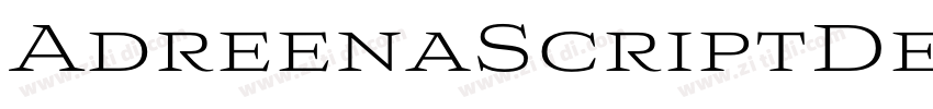AdreenaScriptDemo Re字体转换